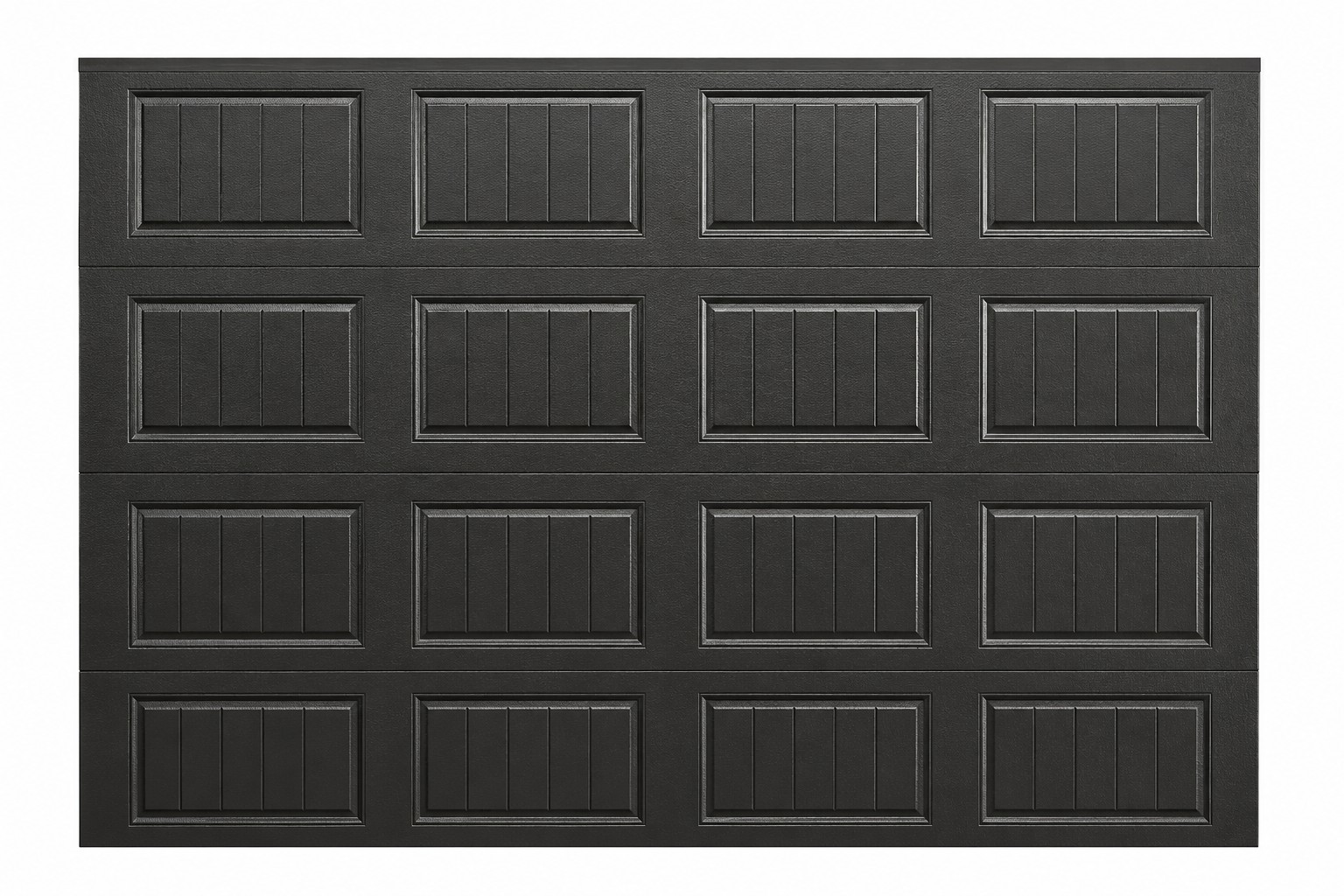 Classic Black Garage Door